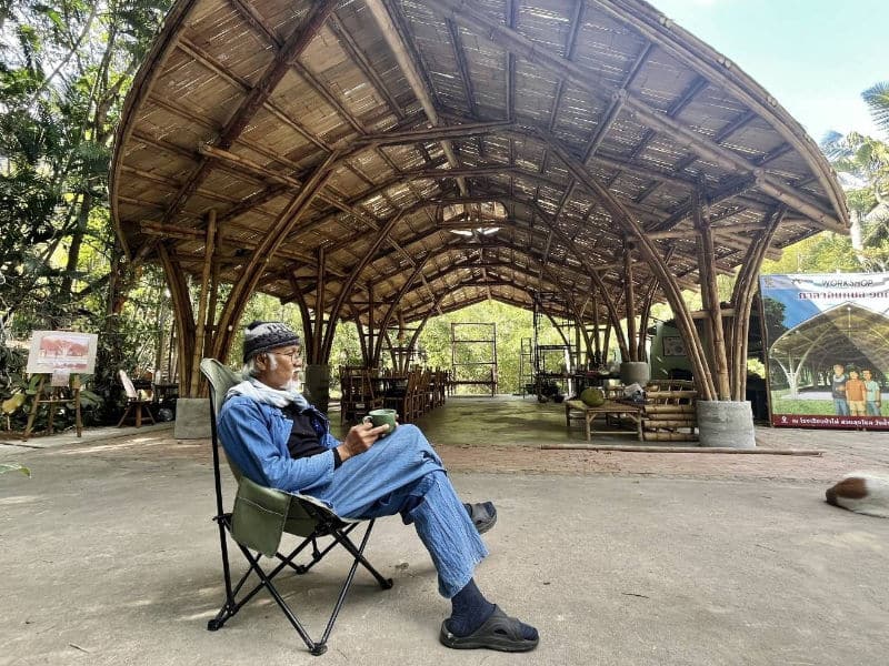 Bamboo construction school in Thailand